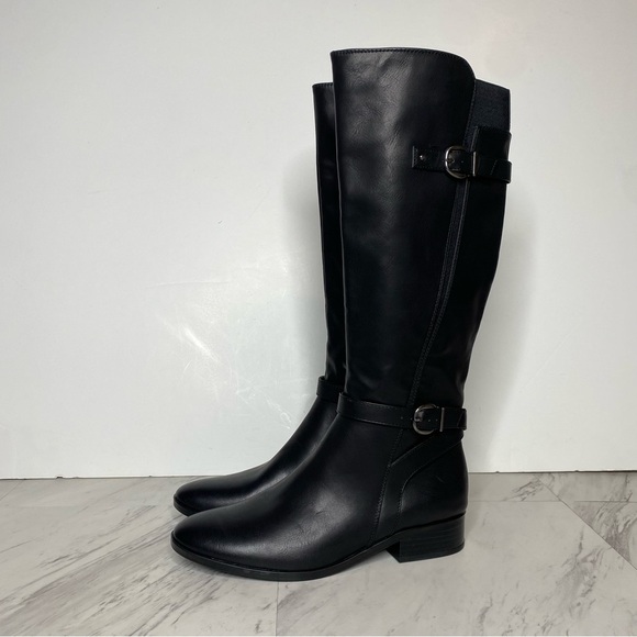 New! Naturalizer Sahara Black Faux Leather Tall Boot 8M - Picture 15 of 15